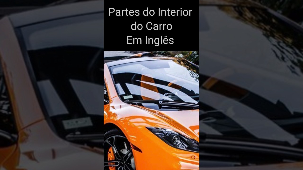 PARTES DO CARRO EM INGLÊS