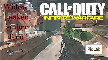 Infinite warfare: spawn killing with a sniper!!