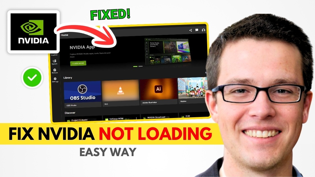 NVIDIA App Not Loading? Try This First - YouTube