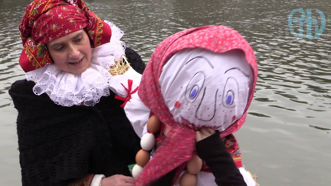 Vítání jara v Přerově - vynášení smrtky (moreny)