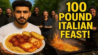 Making a 100 Pound Italian Feast for the Homeless!