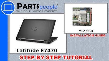 Dell Latitude E7470 (P61G001) M.2 SSD How-To Video Tutorial