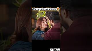 Shibra and shameer romance | ishq murshad | romantic scene | #viral #ishqmurshid #bilalabbaskhan