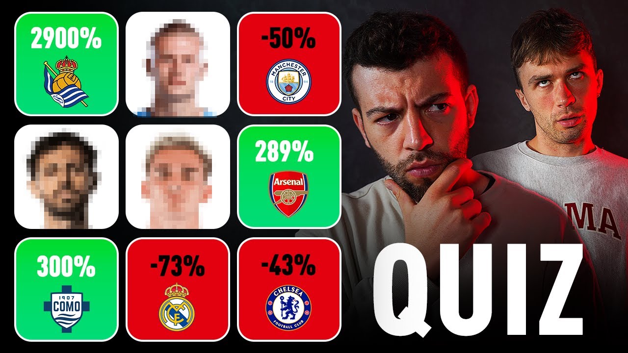 Piłkarskie STATKI! NAJWIĘKSZE SPADKI i WZROSTY WARTOŚCI! Odgadnij PIŁKARZY