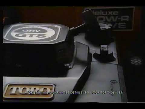 Toro GTS lawn mower commercial 1986