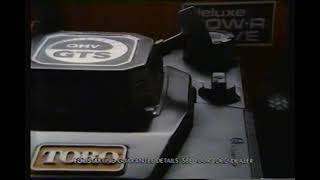 Toro Gts Lawn Mower Commercial 1986