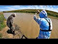 AÑOS ESPERANDO QUE SUCEDIERA Y LO LOGRAMOS.. FIN DEL MALEFICIO. PESCA EN EL ARROYO