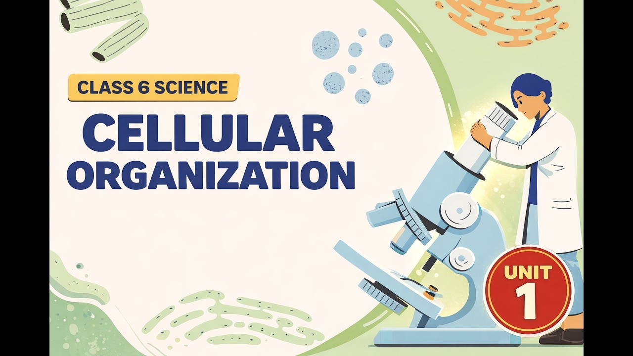 Class 6 Science Unit 1 | Cellular Organization | Living Things | Cell | Microscope (NBF | FBISE)