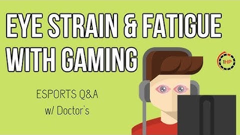 HOW TO RELIEVE EYE STRAIN / FATIGUE WITH GAMING [STREAM Q&A] | 1HP
