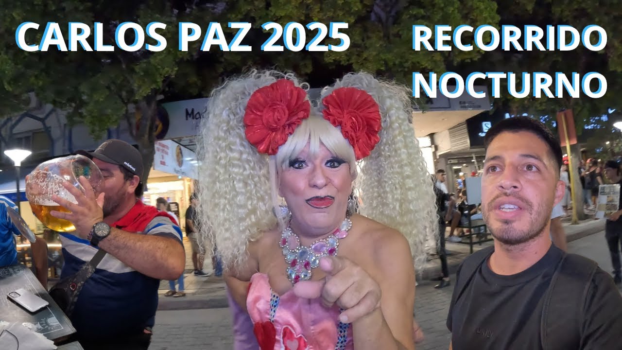 La PEATONAL de VILLA CARLOS PAZ - Primera parte