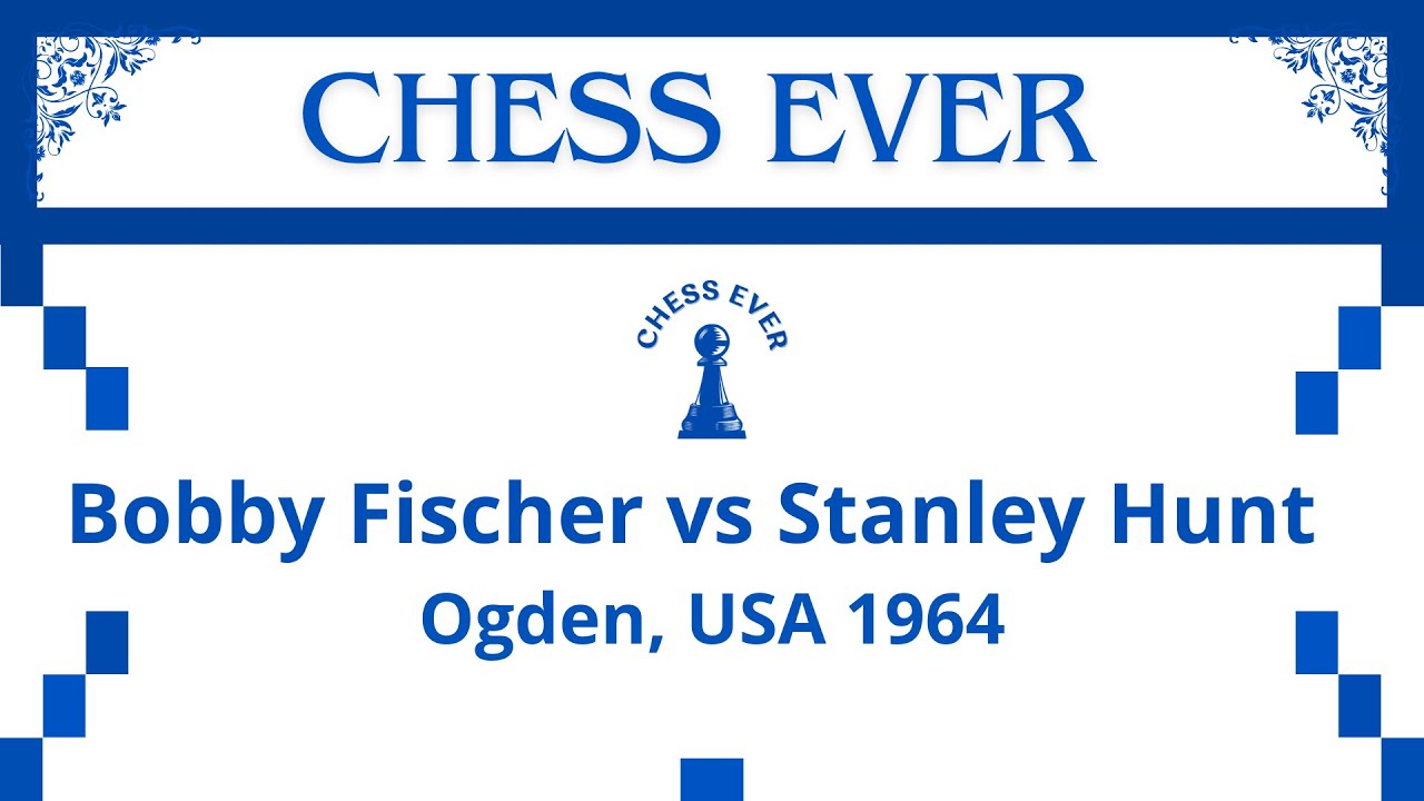 Bobby Fischer vs Stanley Hunt. Ogden, USA 1964