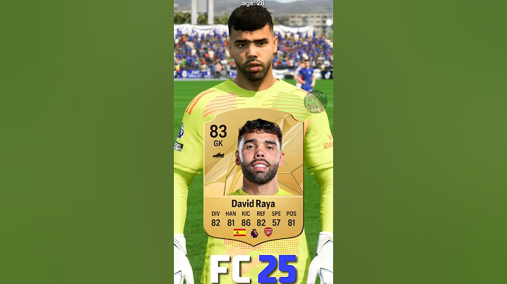 🇪🇸 DAVID RAYA fifa evolution (16-25) #eafc25 #fc25 #fifa #davidraya #arsenal