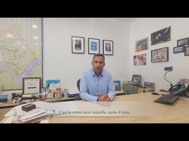 Alon Davidi, maire de Sderot...