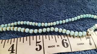 Vintage Beaded Hospital Baby and Mother I.D. Bracelet and Necklace