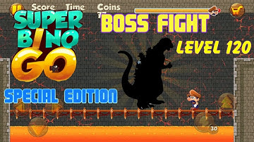 🟡Super Bino Go Special Adition level 120🎮Silent Walkthrough and Gameplay🎮 Android 10 Google Pixel XL