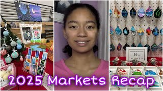 My Small Business 2025 Craft Show Season Recap ✨ Regrets, Successes, Sales, & More