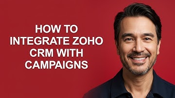 How to Integrate Zoho Crm with Campaigns - KevinHowTo