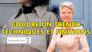 Extrait De Cours Coudre Un Trench Techniques Et Finitions