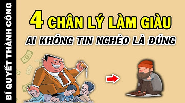 Hành xử đặc biệt của NGƯỜI GIÀU! Học được 4 điều này thì bạn sẽ GIÀU TO