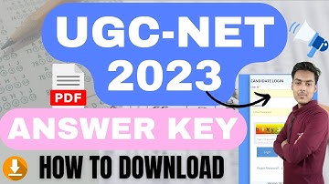 ugc net answer key 2023 | ugc net answer key download | mahir academy