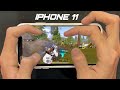 IPHONE 11 HANDCAM IN 2025 🔥/Super Smooth+Extreme PUBG Gaming Test😍/ NEW IOS 18.5 Livik Gameplay!