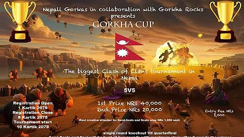 Coming Soon|Gorkhas Cup| Clash Of Clans Tournament...