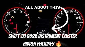 Swift vxi 2022 instrument cluster hidden features 🔥 | Hindi | Harshit Arya