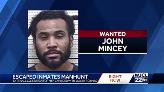 Search underway for two escaped inmates from Tattnall County