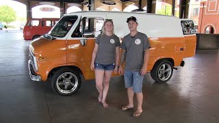 1995 Chevy G20 Custom Van. Agent Orange.