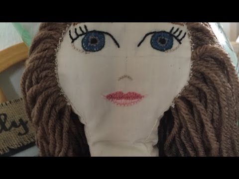 How To Sew Yarn Hair Onto Your Doll - DIY Crafts Tutorial - Guidecentral