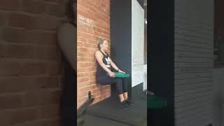 Wall Sit To Jump Squats