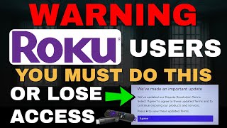 ROKU WARNING! DO THIS NOW or LOSE ACCESS! 2024 UPDATE! by Doc Squiffy 18,007 views 1 month ago 8 minutes, 8 seconds