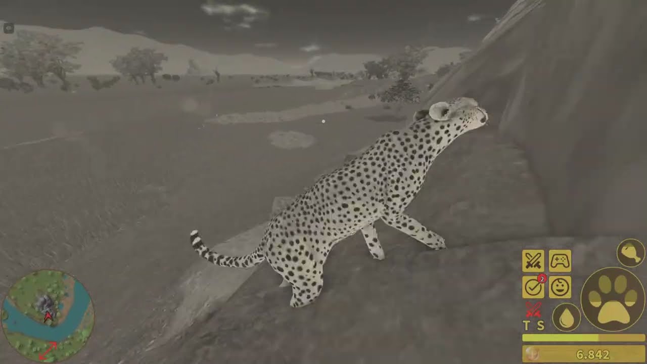 قتال ب فهد الدر مع جميع حيونات سافانا لايف 