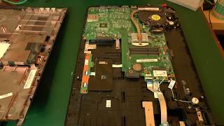 Video Toshiba Satellite C70-A-17T tear down to Motherboard (author: gb27turbo)
