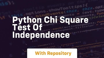 python chi square test of independence