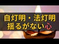 ブッダ最期の教え「自灯明・法灯明」|なぜ人は孤独を感じるのか