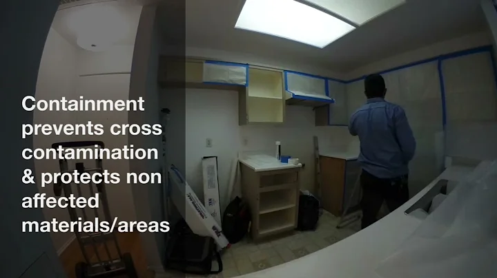 Mold Remediation Containment Time Lapse