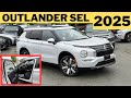 2025 Mitsubishi Outlander SEL - While Diamond with black interior - real life walkaround!
