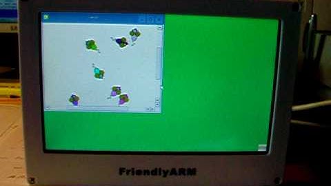 Qt 4.6.2 - Linux 2.6.29 (Mini 2440 - ARM) colliding mice example