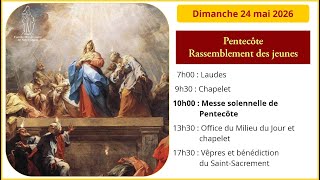 Vepres et Bénédiction du Saint Sacrement du dimanche 24 mai 2026
