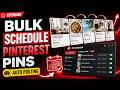 Bulk Schedule Pinterest Pins in Minutes | Best Pinterest Scheduler Extension