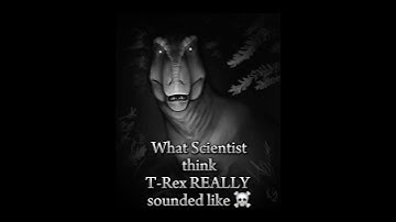 The TERRIFYING truth about T-Rex sounds (don’t watch) #viralvideo #animals #dinosaur #prehistoric