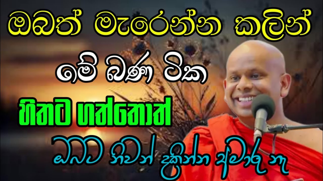 ඔබත් මැරෙන්න කලින් මේ බණ ටික හිතට ගත්තොත් නිවන් දකින්න අමාරු නැ | welimada saddhaseela thero 🙏💐🙏🤍