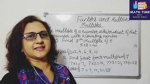 Factors and Multiples, Part II, CBSE Maths for class 4 and 5, Introduction of Multiples