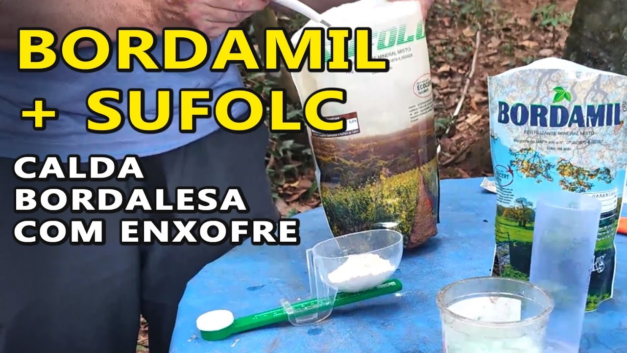 Calda Bordalesa e Enxofre juntos   Bordamil + Sulfoc como usar