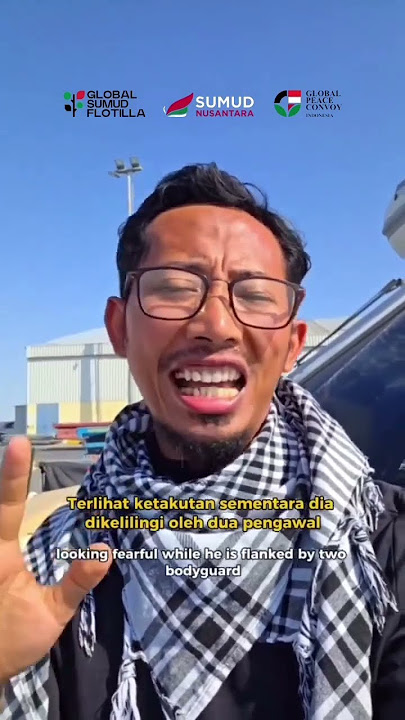 laporan terkini kondisi relawan global sumud flotilla #globalsumudflotilla #gaza #freepalestine