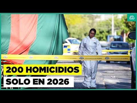 Homicidios en Chile aumentan 42% en 2026: Subsecretaría de Prevención del Delito reporta más de 200 casos