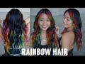 Rainbow Underlights Hair Vlog using Pulpriot Hair