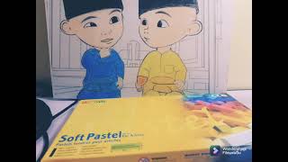 MEWARNA UPIN IPIN MENGGUNAKAN MEDIA SOFT PASTEL |  PART 1 screenshot 3