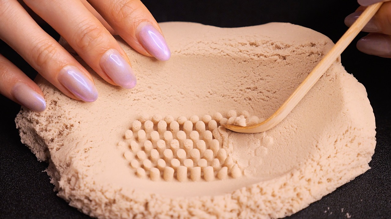ASMR The Most Satisfying Kinetic Sand Triggers for Sleep (No Talking)